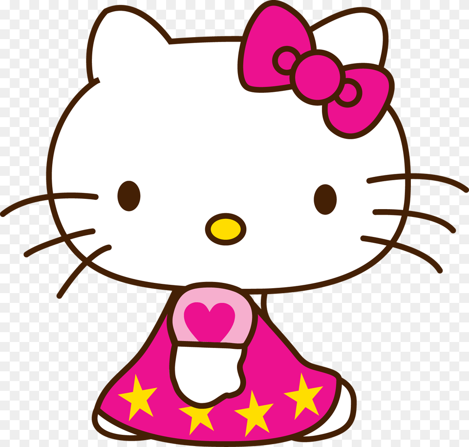 Hello Kitty Face Clipart Download Transparent Hello Kitty Face, Plush, Toy Png