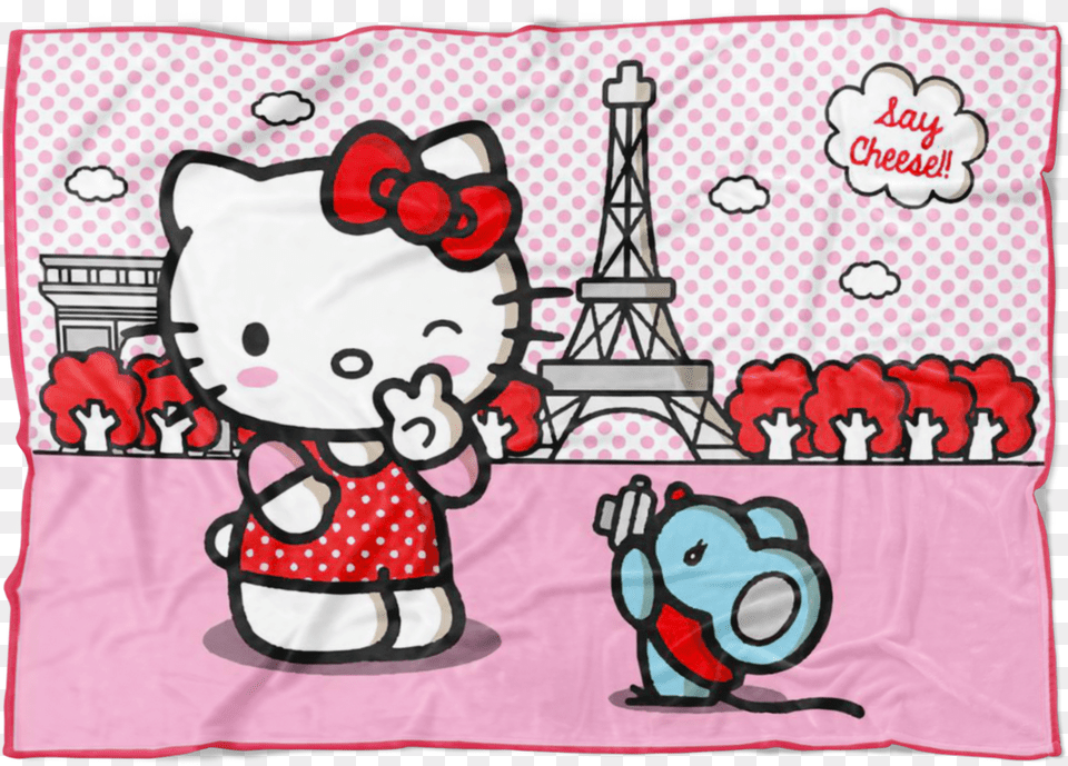 Hello Kitty Fleece Blanket Lightweight Supremely Soft Hello Kitty, Applique, Pattern, Baby, Person Png