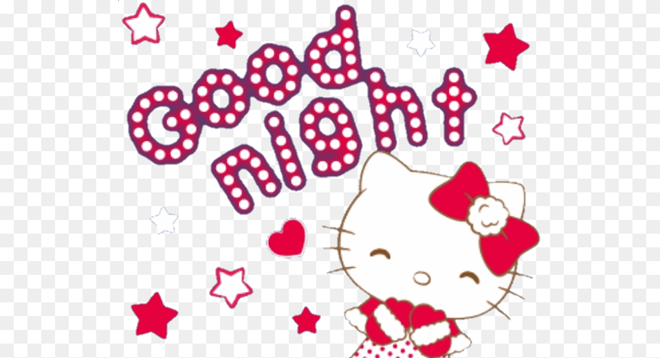 Hello Kitty Good Night, Birthday Cake, Cake, Cream, Dessert Png