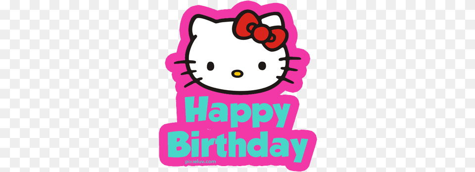 Hello Kitty Happy Birthday Balloons Image Birthday Hello Kitty Clipart, Advertisement, Sticker, Poster, Envelope Free Png Download
