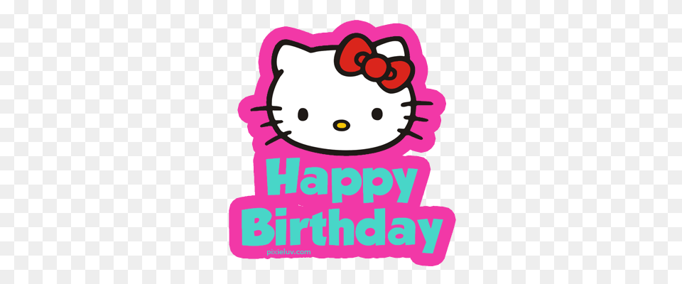 Hello Kitty Happy Birthday Clipart Collection, Advertisement, Poster, Dynamite, Weapon Free Png