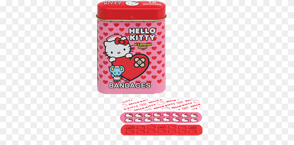 Hello Kitty Heart Bandages Tin For Fresh Candy And Hello Kitty Heart Bandages By Boston America Free Png Download