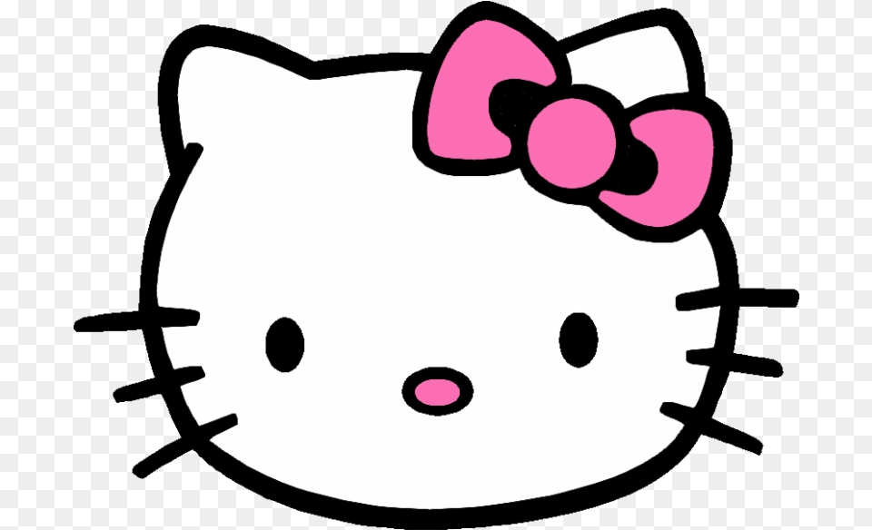 Hello Kitty Icon Folder Clipart Transparent Hello Kitty Head, Cushion, Home Decor Png Image