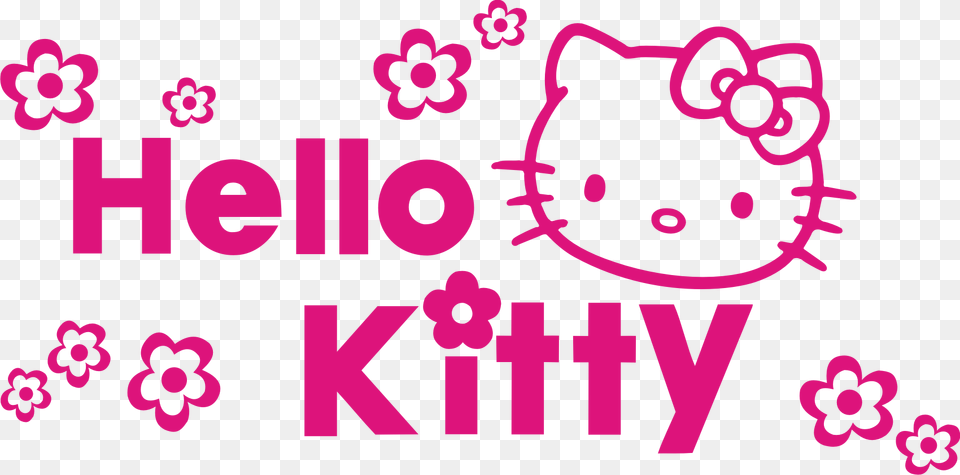 Hello Kitty Logo, Text Free Transparent Png