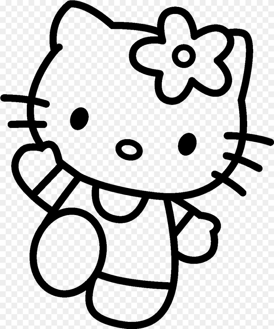 Hello Kitty Mermaid Coloring Pages Coloring Pages For, Gray Free Transparent Png