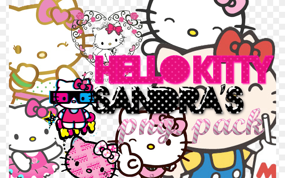 Hello Kitty Pack By Canndysoda Hello Kitty 2 Edible Cake Toppers Edible, Sticker, Art, Graphics, People Free Transparent Png