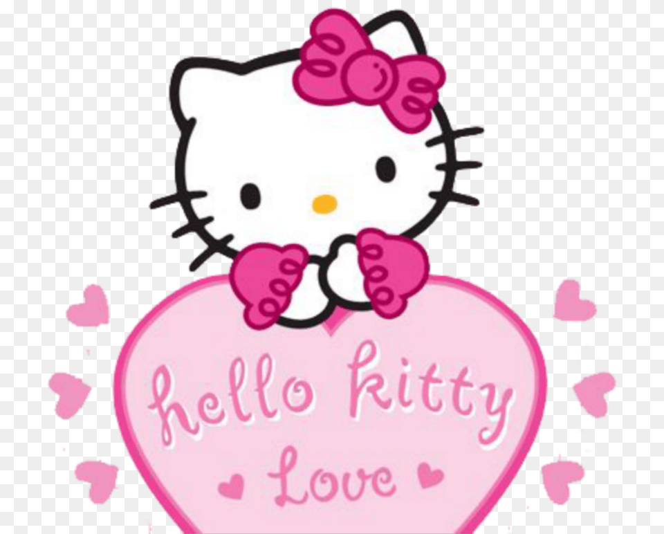 Hello Kitty Pink Themes Clipart Download Hello Kitty Red, Envelope, Greeting Card, Mail, Birthday Cake Png Image