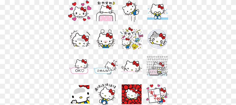Hello Kitty Pouncing Pop Up Stickers Hello Kitty, Sticker, Ice Cream, Food, Dessert Free Png Download