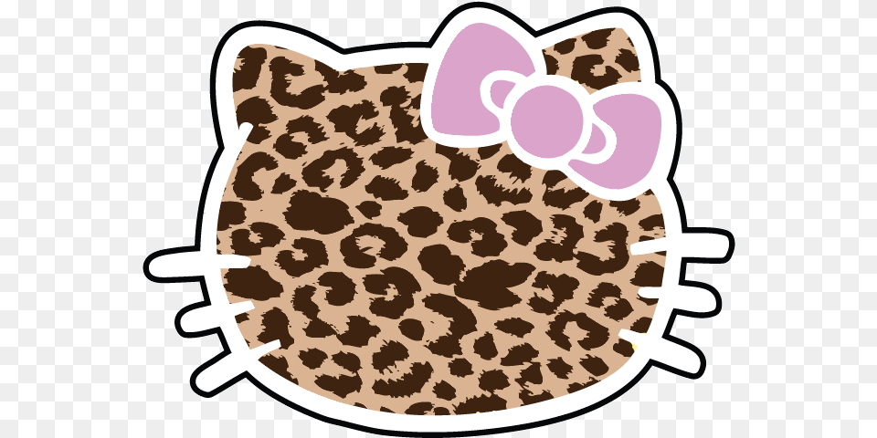 Hello Kitty Shared Small Leopard Print Pouches, Cushion, Home Decor, Rug, Pillow Free Png