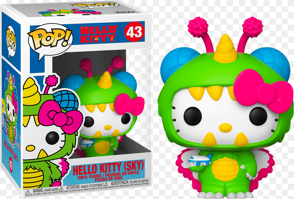 Hello Kitty Sky Kaiju Kitty 43 Pop Vinyl Ebay Funko Pop Hello Kitty, Plush, Toy Free Transparent Png