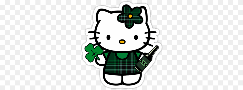 Hello Kitty St Patricks Day Hello Kitty Clothing, Skirt, Tartan, Ammunition Free Png
