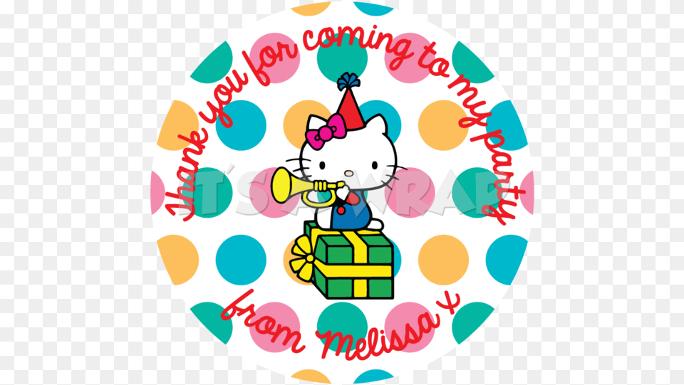 Hello Kitty Sweet Cone Stickers Hello Kitty, Clothing, Hat, People, Person Png Image