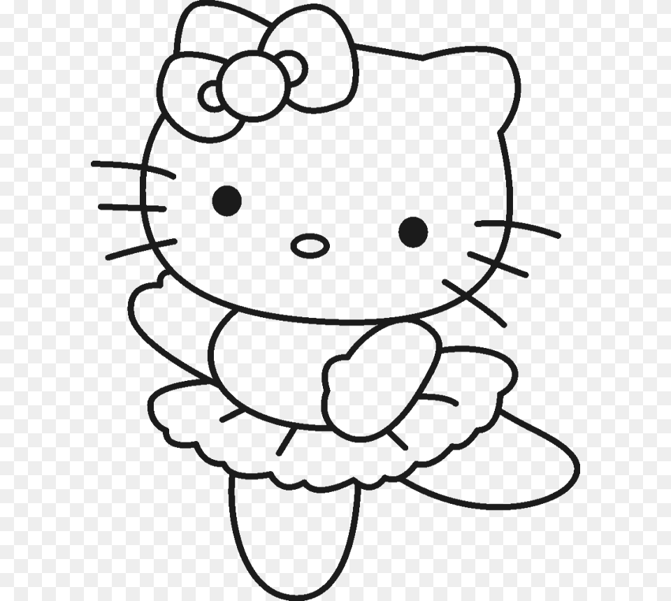Hello Kitty Was Wearing A Cute Costume Coloring, Plush, Toy Png Image