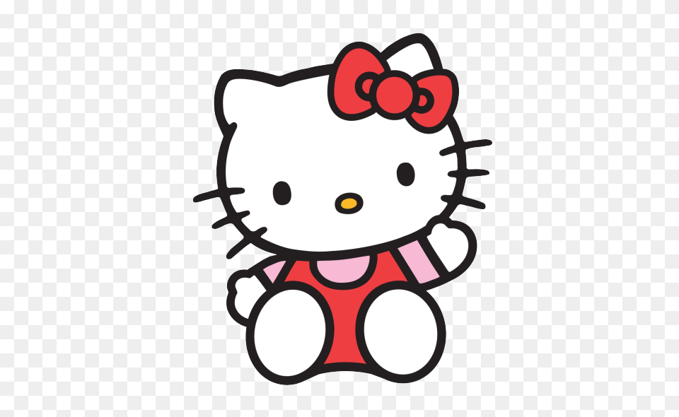 Hello Kitty Waving, Plush, Toy, Device, Grass Png
