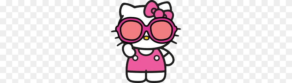 Hello Kitty Wearing Big Sunglasses, Accessories, Glasses, Purple, Dynamite Free Png Download