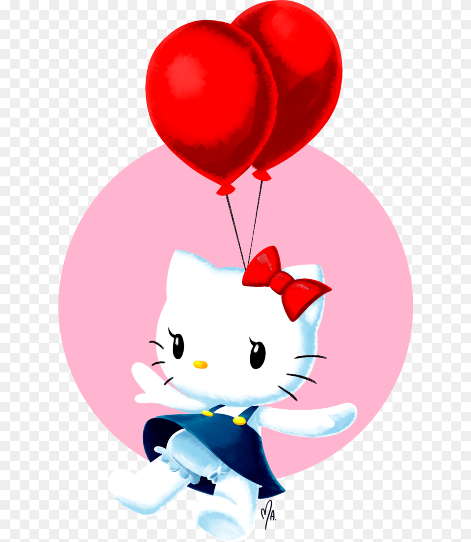 Hello Kitty World By Gatodelfuturo On Clipart Library Hello Kitty Balloons Transparent, Balloon Png Image