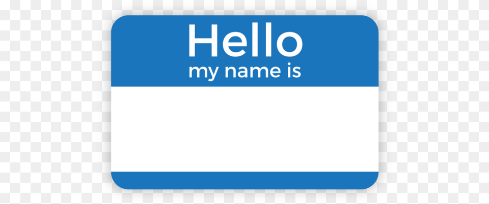 Hello My Name Is Blue Transparent Avery Name Badge Labels 25 Labels, Text, Page Png Image