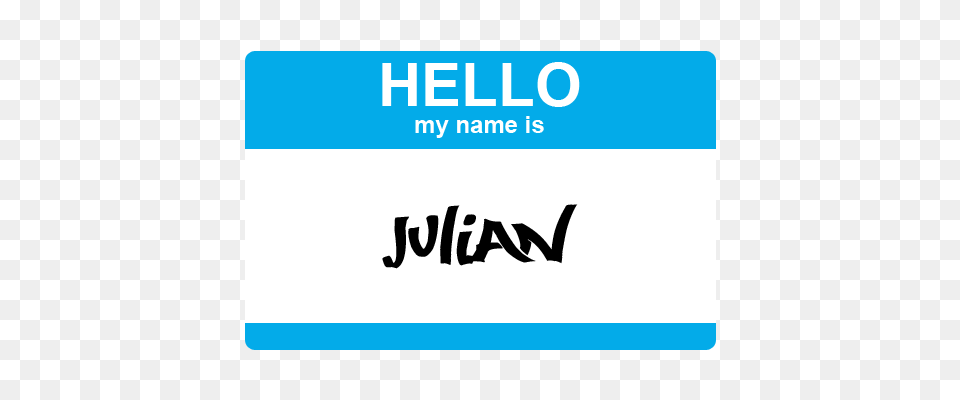 Hello My Name Is Image, Logo, Text Png