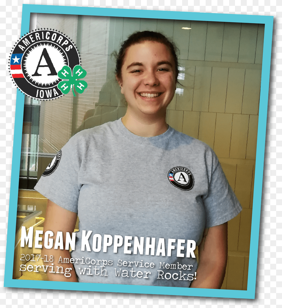 Hello My Name Is Megan Koppenhafer Chiefs S Americorps Americorps, Advertisement, Clothing, T-shirt, Poster Free Transparent Png