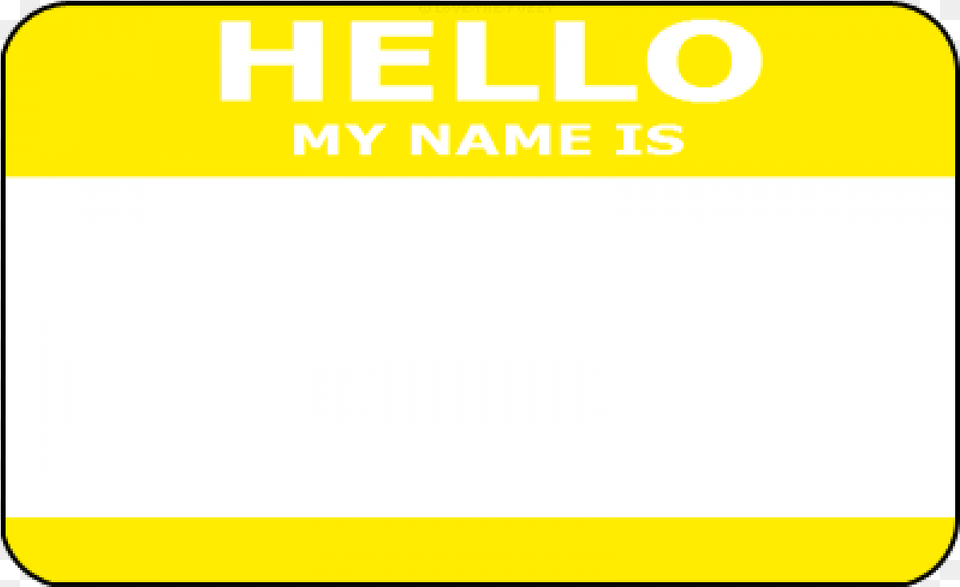 Hello My Name Is Sticker Hello My Name, Page, Text Free Png