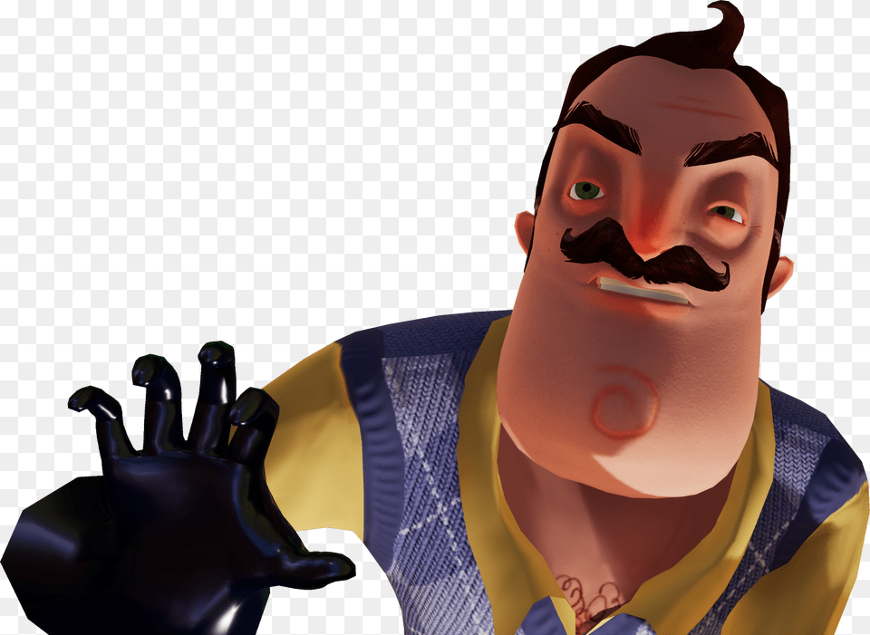 Hello Neighbor Hello Neighbor Neighbor Transparent, Face, Person, Head, Clothing Free Png Download