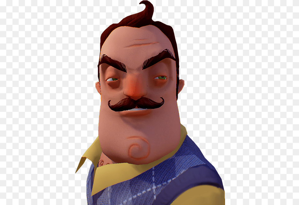 Hello Neighbor Image Hello Neighbor Angry Neighbor, Adult, Head, Male, Man Free Png Download