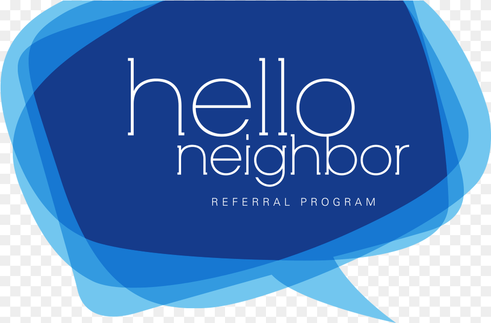 Hello Neighbor Referral Program Graphic Design, Ice, Paper, Cushion, Home Decor Free Png Download