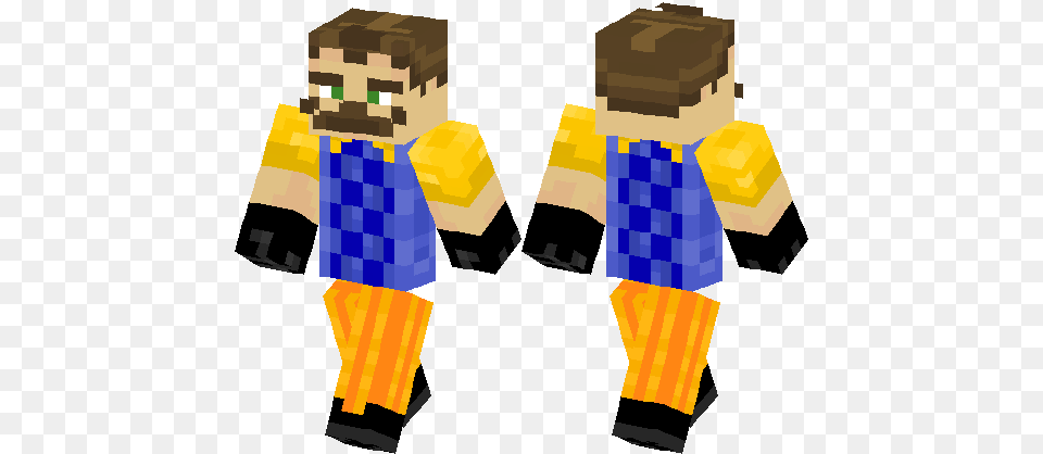 Hello Neighbor Skin Minecraft Pe, People, Person, Body Part, Hand Png