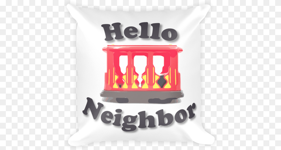 Hello Neighbor Square Pillow Applebees, Cushion, Home Decor Free Png