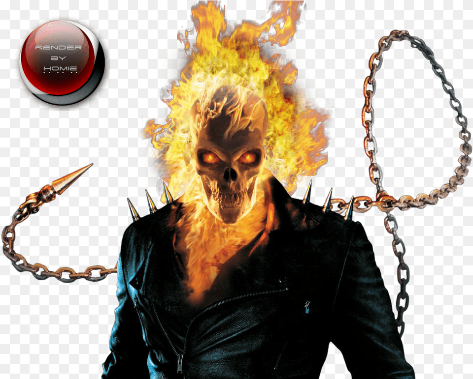 Hello Planet Renders Ghost Rider Johnny Blaze, Clothing, Coat, Jacket, Person Png Image
