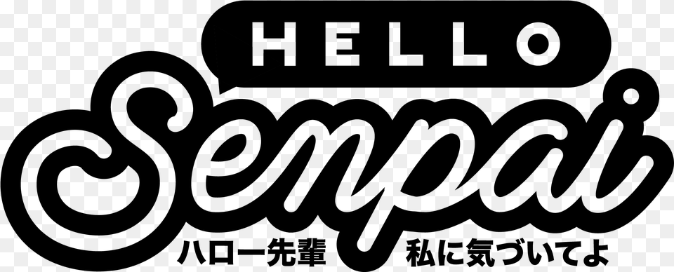 Hello Senpai, Gray Free Png