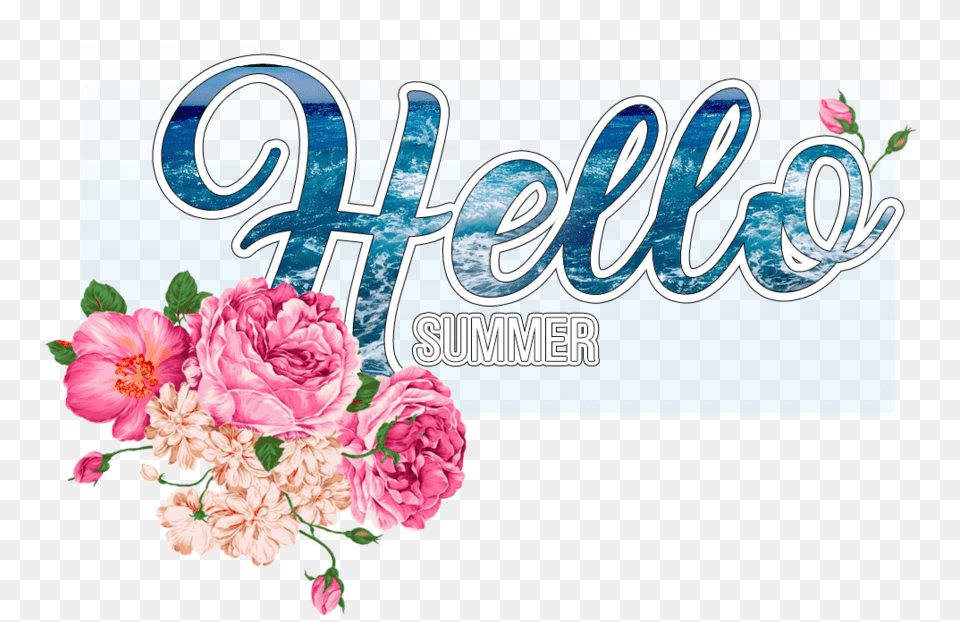 Hello Summer Bouquet, Art, Graphics, Plant, Flower Free Png Download