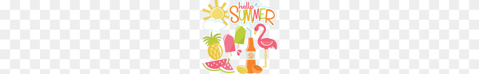 Hello Summer Clip Art, Food, Fruit, Plant, Produce Png