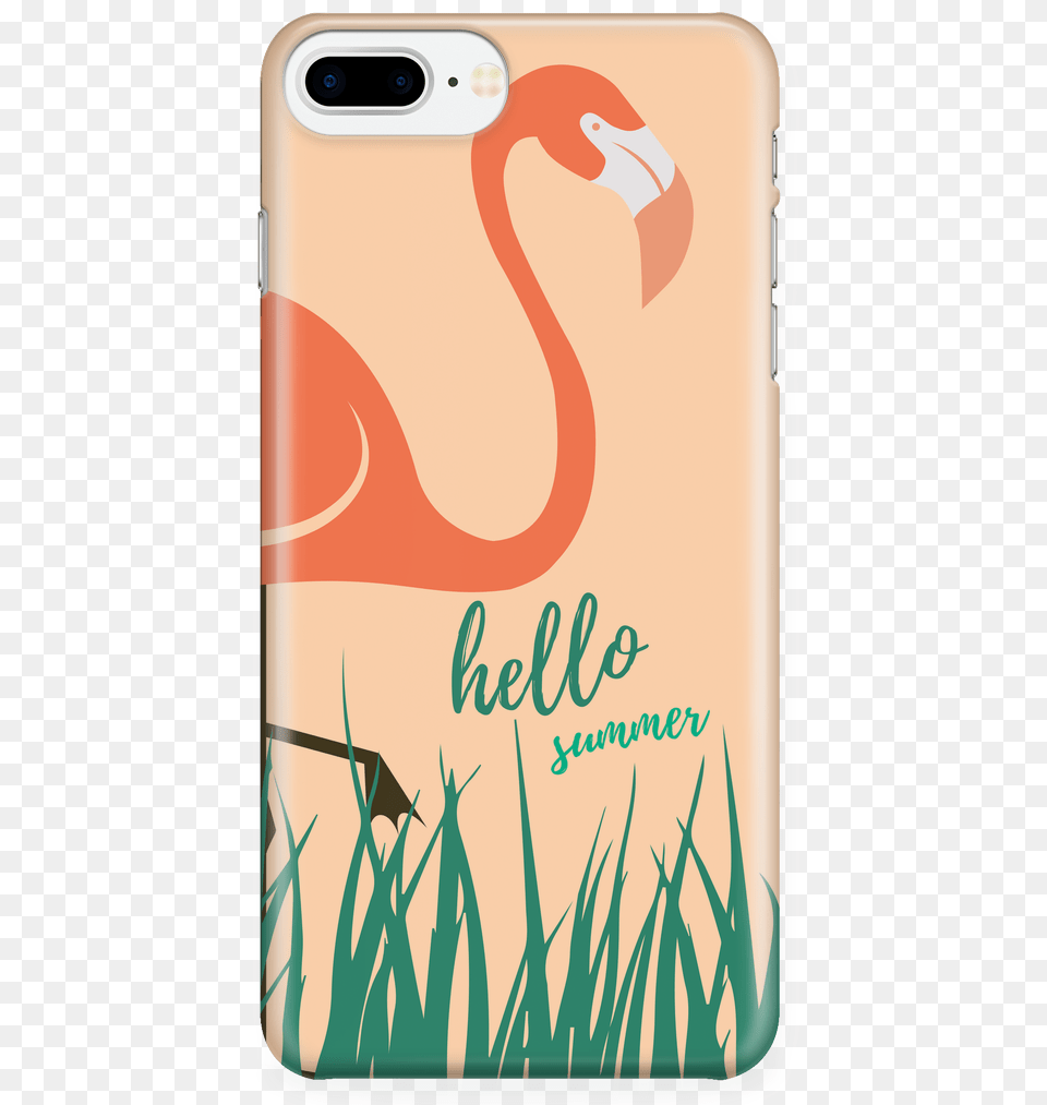 Hello Summer Flamingo Calligraphy, Electronics, Mobile Phone, Phone Png