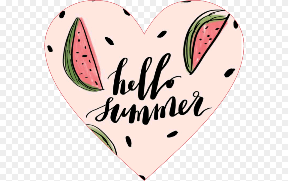 Hello Summer Sticker Challenge, Food, Fruit, Plant, Produce Png Image