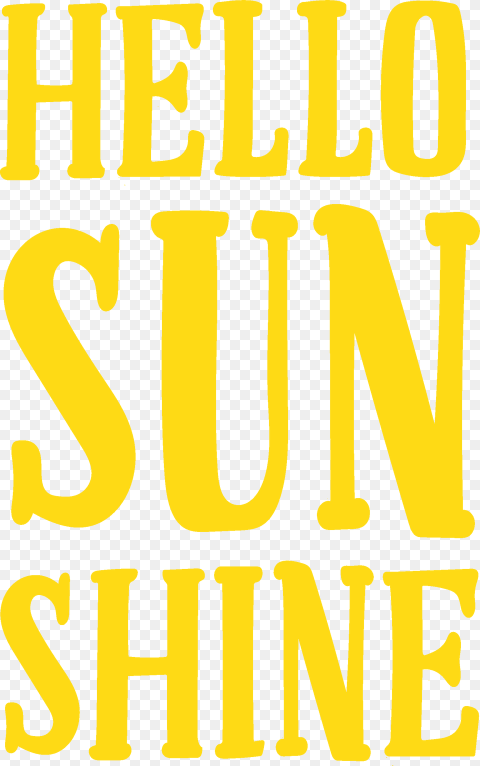 Hello Sunshine Poster, Text, Book, Publication Free Png Download
