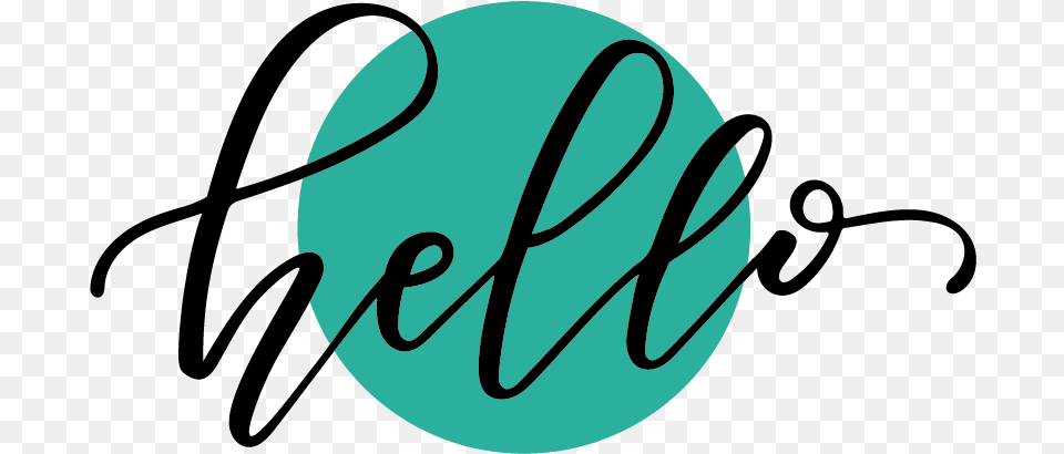Hello Transparent Hand Lettering, Handwriting, Text, Turquoise Free Png