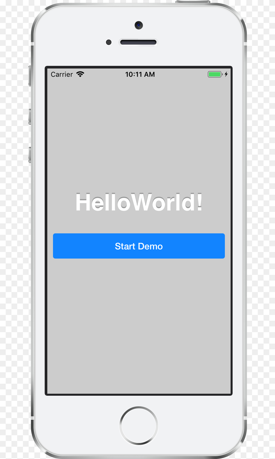 Hello World App Monaca Docs Iphone, Electronics, Mobile Phone, Phone Png Image