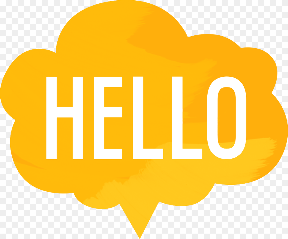 Hello Yellow Hello, Logo, Text Free Png Download