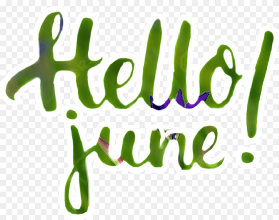 Hellojune Myst Calligraphy, Green, Text Png