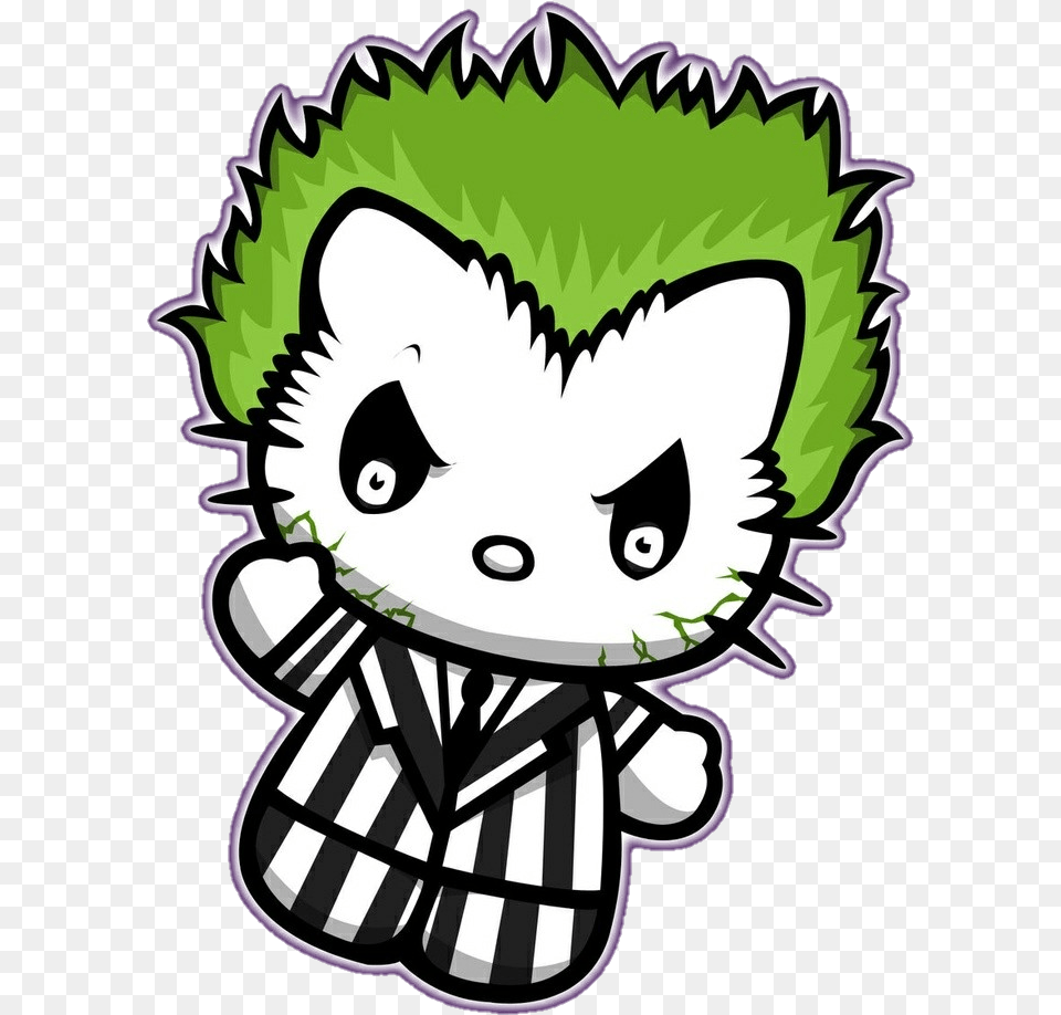 Hellokitty Beetlejuice Disney Hello Kitty Full Body, Book, Comics, Publication, Baby Free Png Download