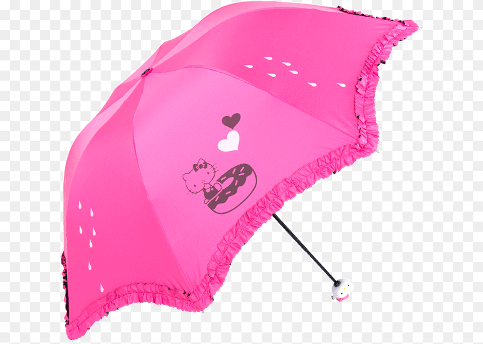 Hellokitty Hello Kitty Umbrella Umbrella Black Collar Umbrella, Canopy Free Png