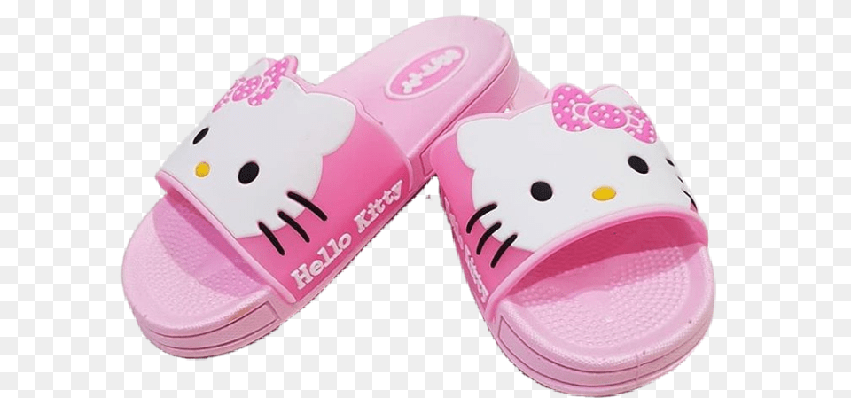 Hellokitty Slippers Pink Pastel Kawaii Freetoedit Hello Kitty Slippers, Clothing, Footwear, Shoe Png