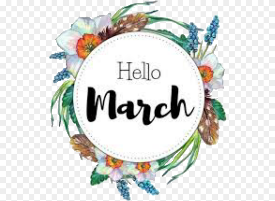 Hellomarch March Hellospring Spring 2018 Decoration Months And Their Personalities, Flower, Pattern, Plant Free Png Download