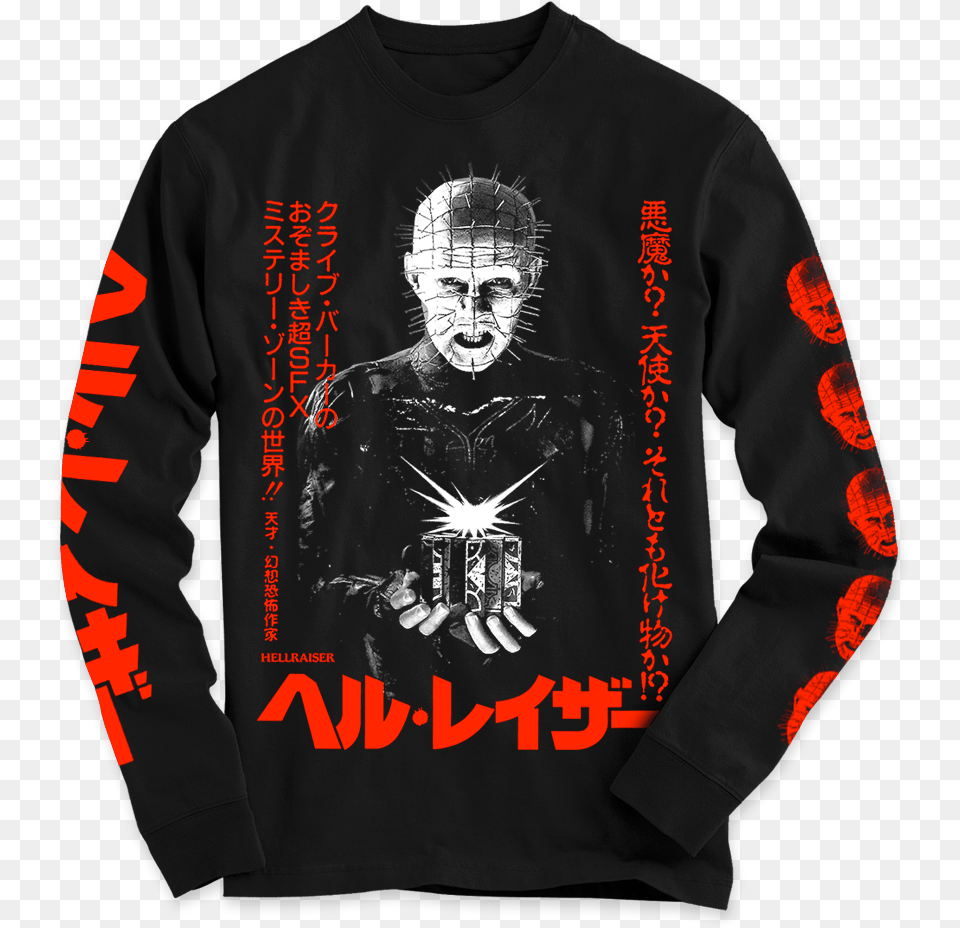 Hellraiser Movie Poster, Clothing, Sleeve, Long Sleeve, Sweatshirt Free Transparent Png