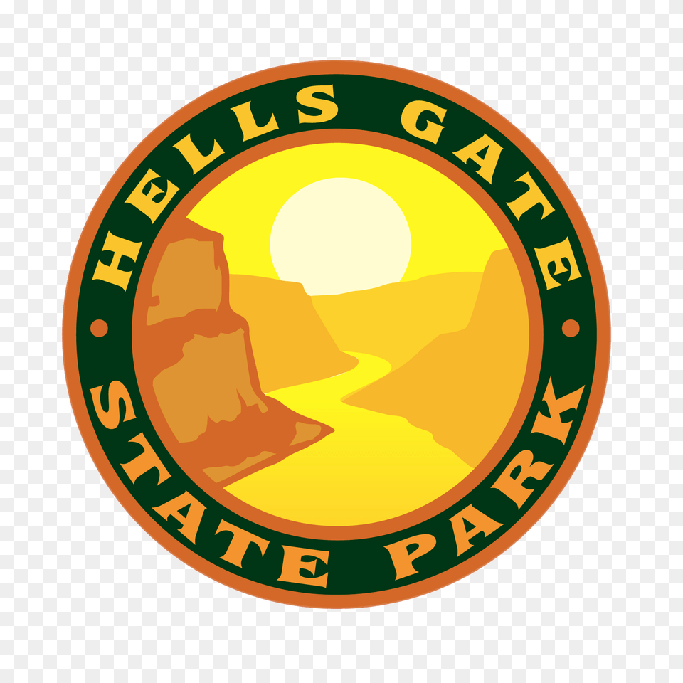 Hells Gate State Park, Logo, Sun, Sky, Outdoors Free Png