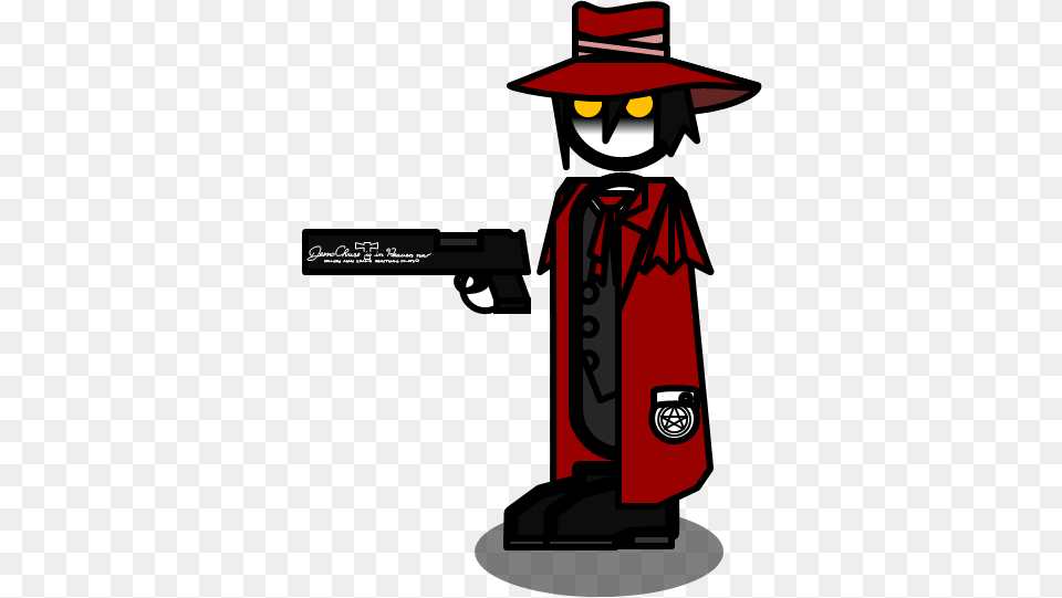 Hellsing Alucard Thive, Gun, Weapon Png