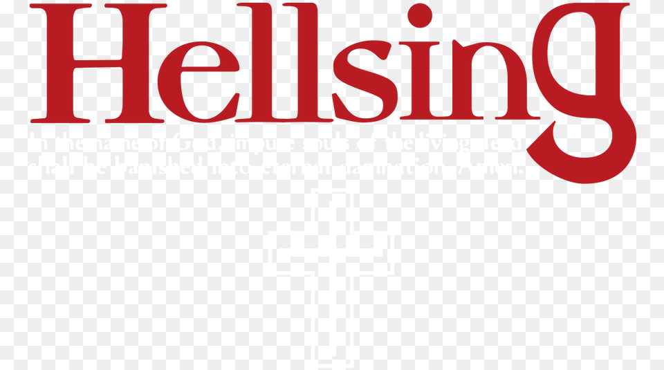 Hellsing In The Name, Cross, Symbol, Text Free Png