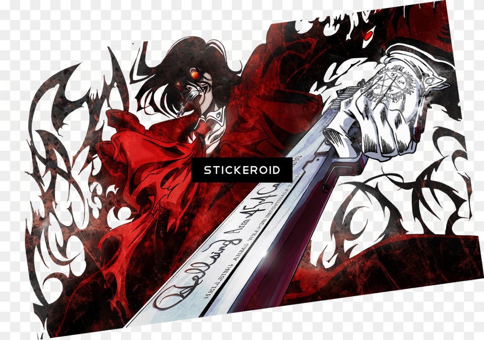 Hellsing Ultimate Render, Sword, Weapon, Adult, Female Png