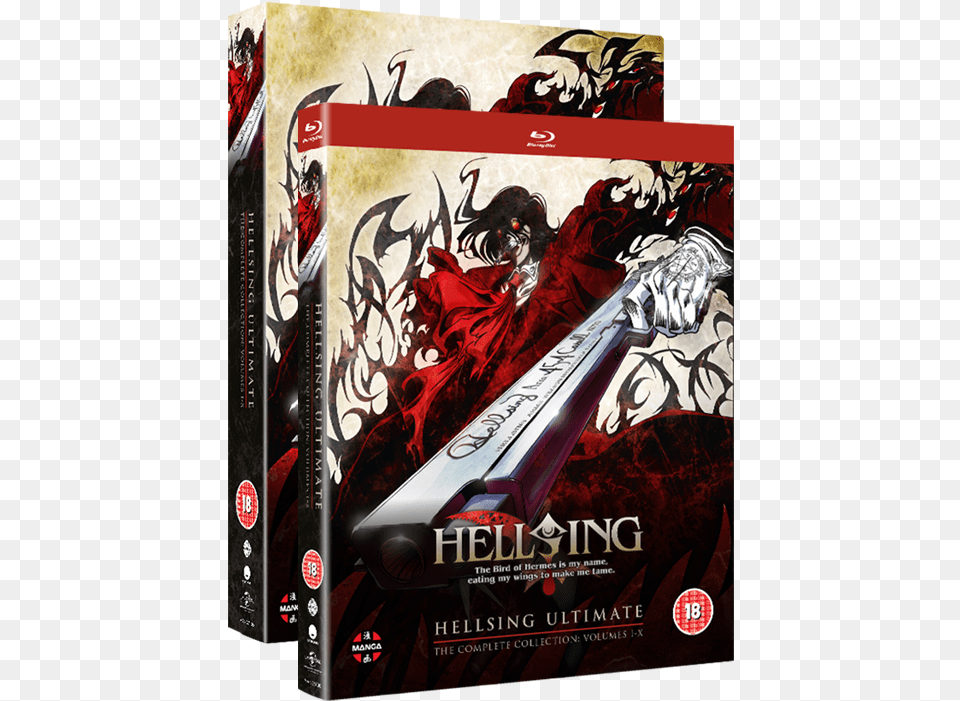 Hellsing Ultimate Volume 1 10 Complete Collection Hellsing Ultimate Blu Ray, Book, Publication, Adult, Bride Free Png Download